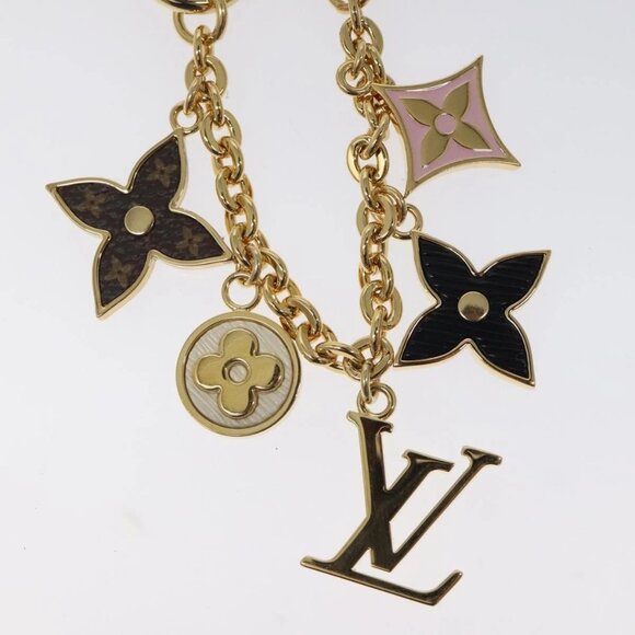 LOUIS VUITTON Spring Street Key Holder metal Gold M01188 LV Auth ac3808 - Picture 4 of 6